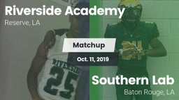 Matchup: Riverside Academy vs. Southern Lab  2019