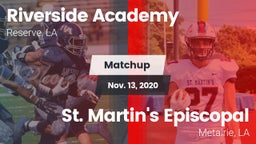 Matchup: Riverside Academy vs. St. Martin's Episcopal  2020