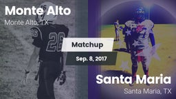 Matchup: Monte Alto High vs. Santa Maria  2017