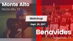 Matchup: Monte Alto High vs. Benavides  2017