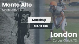 Matchup: Monte Alto High vs. London  2017