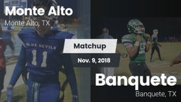 Matchup: Monte Alto High vs. Banquete  2018