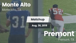 Matchup: Monte Alto High vs. Premont  2019