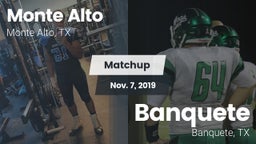 Matchup: Monte Alto High vs. Banquete  2019