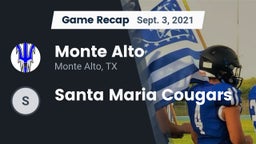 Recap: Monte Alto  vs. Santa Maria Cougars 2021