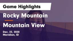 Rocky Mountain  vs Mountain View  Game Highlights - Dec. 22, 2020