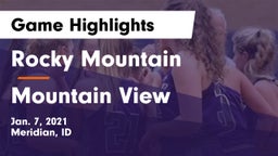 Rocky Mountain  vs Mountain View  Game Highlights - Jan. 7, 2021