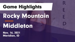 Rocky Mountain  vs Middleton  Game Highlights - Nov. 16, 2021