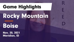 Rocky Mountain  vs Boise  Game Highlights - Nov. 20, 2021