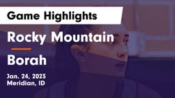 Rocky Mountain  vs Borah  Game Highlights - Jan. 24, 2023