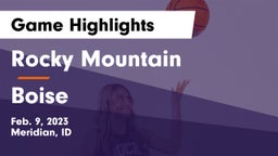 Rocky Mountain  vs Boise  Game Highlights - Feb. 9, 2023