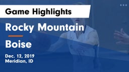 Rocky Mountain  vs Boise  Game Highlights - Dec. 12, 2019