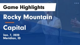 Rocky Mountain  vs Capital  Game Highlights - Jan. 7, 2020
