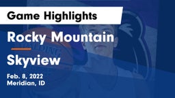 Rocky Mountain  vs Skyview  Game Highlights - Feb. 8, 2022