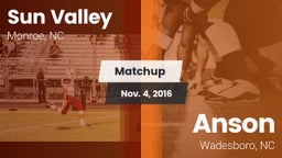 Matchup: Sun Valley High vs. Anson  2016