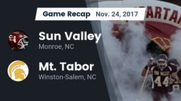 Recap: Sun Valley  vs. Mt. Tabor  2017