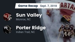 Recap: Sun Valley  vs. Porter Ridge  2018