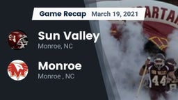 Recap: Sun Valley  vs. Monroe  2021