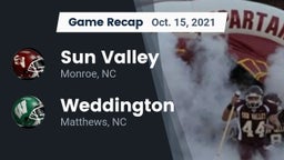 Recap: Sun Valley  vs. Weddington  2021