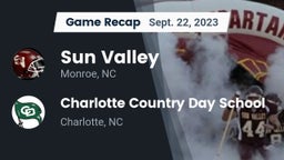 Recap: Sun Valley  vs. Charlotte Country Day School 2023