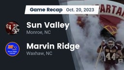 Recap: Sun Valley  vs. Marvin Ridge  2023
