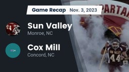Recap: Sun Valley  vs. Cox Mill  2023