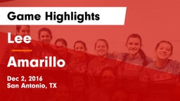 Lee  vs Amarillo  Game Highlights - Dec 2, 2016