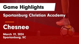 Spartanburg Christian Academy  vs Chesnee  Game Highlights - March 19, 2024