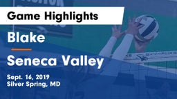 Blake  vs Seneca Valley  Game Highlights - Sept. 16, 2019