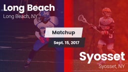 Matchup: Long Beach High vs. Syosset  2017