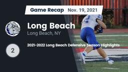 Recap: Long Beach  vs. 2021-2022 Long Beach Defensive Season Highlights 2021