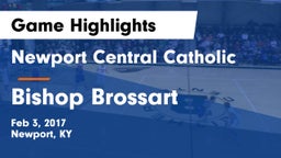 Newport Central Catholic  vs Bishop Brossart  Game Highlights - Feb 3, 2017