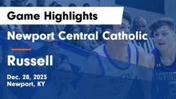 Newport Central Catholic  vs Russell  Game Highlights - Dec. 28, 2023