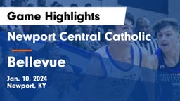 Newport Central Catholic  vs Bellevue  Game Highlights - Jan. 10, 2024