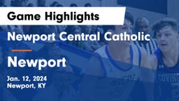 Newport Central Catholic  vs Newport  Game Highlights - Jan. 12, 2024