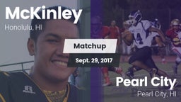 Matchup: McKinley  vs. Pearl City  2017