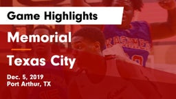 Memorial  vs Texas City  Game Highlights - Dec. 5, 2019