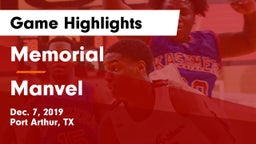 Memorial  vs Manvel  Game Highlights - Dec. 7, 2019