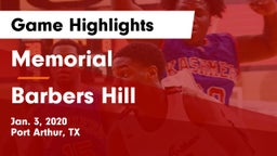 Memorial  vs Barbers Hill  Game Highlights - Jan. 3, 2020