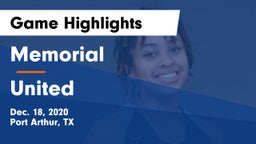 Memorial  vs United  Game Highlights - Dec. 18, 2020