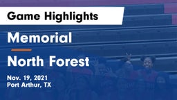 Memorial  vs North Forest  Game Highlights - Nov. 19, 2021