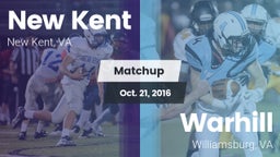 Matchup: New Kent  vs. Warhill  2016