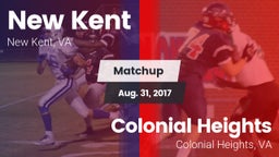 Matchup: New Kent  vs. Colonial Heights  2017