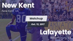 Matchup: New Kent  vs. Lafayette  2017