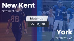 Matchup: New Kent  vs. York  2018