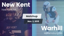 Matchup: New Kent  vs. Warhill  2018