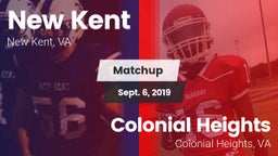 Matchup: New Kent  vs. Colonial Heights  2019