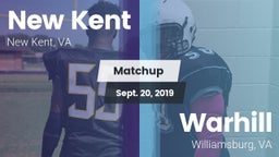 Matchup: New Kent  vs. Warhill  2019