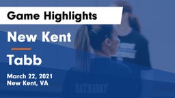 New Kent  vs Tabb  Game Highlights - March 22, 2021