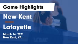 New Kent  vs Lafayette  Game Highlights - March 16, 2021